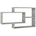 Mensole a Muro Grigio Cemento 104x20x58,5 cm Legno Multistrato - Foto miniatura 2