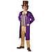 Travestimento Da Willy Wonka Della Fabbrica Di Cioccolato Per Uomo - Taglia: M / L - Foto miniatura 1
