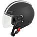 Casco Jet Scooter Moto Quad Omologato Ece 22 05 Visiera Nero Opaco M - Foto miniatura 4