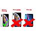 Custodia Compatibile Con Apple Iphone X / Xs In Turchese Petrolio - Coperchio Protettiva Con Chiusura Magnetica, Funzione Stand E Tasca Per Le Carte - Foto miniatura 3