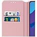 Custodia Honor 9a Portacarte Funzione Supporto Similpelle Liscia Rosa Gold - Foto miniatura 5