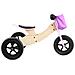 Piccolo Piede 11611 Triciclo Trike Maxi 2 In 1 Rosain Legnotriciclo E Biciclettinasedile Regolabile - Foto miniatura 3