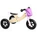 Piccolo Piede 11611 Triciclo Trike Maxi 2 In 1 Rosain Legnotriciclo E Biciclettinasedile Regolabile - Foto miniatura 1