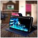 Custodia Galaxy A10 Portacarte Funzione Supporto Cover Silicone - Blu - Foto miniatura 3