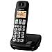 Kx-tge110e Big Button Singolo Telefono Dect Cordless Con Fastidio Call Blocker E Display A Cristalli Liquidi (single Handset Pack) - Nero - Foto miniatura 1
