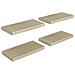 Scaffali A Parete 4 Pz Rovere 50x23x3,8 Cm In Mdf - Foto miniatura 2