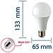 Lampadina Smd Led, Goccia A65, 20w / 2300lm, Base E27, 4000k - Foto miniatura 1