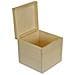 Quadrato Scatola In Legno Con Coperchio | 16 X 16 X 16 Cm | Scatole Cassetta Conteniore Portaoggetti Portagiochi Cofanetto | Perfetta Per Decoupage Documenti Giocattoli Attrezzi - Foto miniatura 4