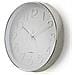 CLWA015PC30SR Orologio da Parete Circolare | Diametro 30 cm | Bianco e Argento - Foto miniatura 3