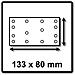 Stf 80x133 Ru2/50 Foglio Abrasivo Rubin 2 / P220 / 80 X 133 Mm - 50 Pz. (499053) Per Levigatrici Rts 400, Rtsc 400, Rs 400, Rs 4, Ls 130 - Foto miniatura 1