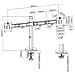 AC8336 supporto da tavolo per Tv a schermo piatto 81,3 cm (32") Argento Scrivania - Foto miniatura 8