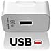 Caricabatterie da muro USB originale 66W SuperCharge bianco - Foto miniatura 2