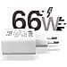 Caricabatterie da muro USB originale 66W SuperCharge bianco - Foto miniatura 4