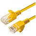 Cavo Rj45 Utp Cat6a - 5 Mt Termosaldato - Slim 3,6mm - Giallo - Foto miniatura 1