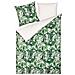 Set Copripiumino In Cotone Satinato 155 X 220 Cm Bianco E Verde Greenwood - Foto miniatura 4