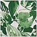 Set Copripiumino In Cotone Satinato 155 X 220 Cm Bianco E Verde Greenwood - Foto miniatura 5