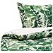 Set Copripiumino In Cotone Satinato 155 X 220 Cm Bianco E Verde Greenwood - Foto miniatura 6