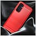 Cover Per Samsung Galaxy A35 5g Flessibile Effetto Carbonio Spazzolato - Foto miniatura 3