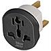 Adattatore Da Viaggio Spina Uk Tipo G 13a Connessione Sicura, Bianco - Foto miniatura 1