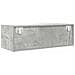 Mobili TV 2 pz Grigio Cemento 80x31x25,5cm in Legno Multistrato - Foto miniatura 3