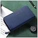 Portafoglio Per Carte Di Grande Capacità Con Blocco Rfid - Stile A Fisarmonica - 36 Slot Per Carte Blue - Foto miniatura 3
