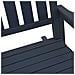 Sedia a dondolo da giardino Blu navy 70x92x108 cm HDPE - Foto miniatura 8