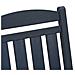 Sedia a dondolo da giardino Blu navy 70x92x108 cm HDPE - Foto miniatura 9