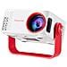 Proiettore Portatile Hd 1080p M60 (spina Europea + Manuale In 16 Lingue) Per Uso Domestico White+red - Foto miniatura 4