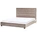 Letto Velluto Rouen 180 X 200 Cm Tortora - Foto miniatura 2