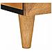 Comodino Marrone chiaro 40 x 33 x 46 cm legno massello di mango - Foto miniatura 8