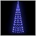 Albero di Natale LED con picchetti per il terreno Blu 250 cm - Foto miniatura 3