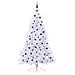 Albero di Natale artificiale Bianco 240 cm PVC e Acciaio - Foto miniatura 4