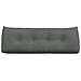 Cuscino per Schiena Grigio scuro 140 x 24 x 50 cm Tessuto - Foto miniatura 6
