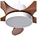 Ventilatore A Soffitto Con Luce Barbet Con Telecomando Led Marrone Chiaro - Foto miniatura 5