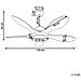 Ventilatore A Soffitto Con Luce Barbet Con Telecomando Led Marrone Chiaro - Foto miniatura 6