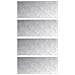 Dischi Quadrati 4 pcs Argento 70 x 30 cm Alluminio - Foto miniatura 1