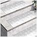 Dischi Quadrati 4 pcs Argento 70 x 30 cm Alluminio - Foto miniatura 3