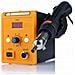 Stazione Saldante Hot-air 858d - Potenza 700w, Regolazione Temperatura 100-500°c | Set 3 Ugelli | Sicurezza Avanzata E Compatibilità - Foto miniatura 2