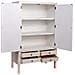 Armadio In Legno Con 4 Cassetti E 2 Porte 100x45x160 - Foto miniatura 5