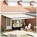Tenda Retrattile Crema 450 × 300 cm Poliestere e Metallo - Foto miniatura 2