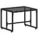 Set di Mobili con cuscino 3 pcs Nero e Turchese Rattan - Foto miniatura 5
