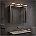 Mobiletto per specchio da bagno Grigio Sonoma - Foto miniatura 2