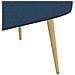 Panchina imbottita con schienale Blu 110 x 60 x 76 cm - Foto miniatura 6