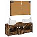 Set di mobili per il bagno 4 pcs Rovere Fumo - Foto miniatura 9