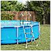 Scala per piscina fuori terra 100 cm 3-Step Acciaio Inox 304 - Foto miniatura 2