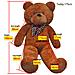 Orsacchiotto di Peluche XXL Marrone 160 cm - Foto miniatura 3