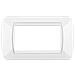 Placca Living International 4 Moduli - Bianco L4804bi - Foto miniatura 2