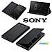 Custodia Portafoglio Originale Xperia Z1 Stand Nero Protezione Integrale - Foto miniatura 5