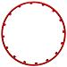 Set 4 Protezioni Cerchi Rim Ringz 15 Rosso - Foto miniatura 1