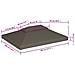 Copertura Superiore Per Gazebo A 2 Strati 310g / m² 4x3m Talpa - Foto miniatura 2